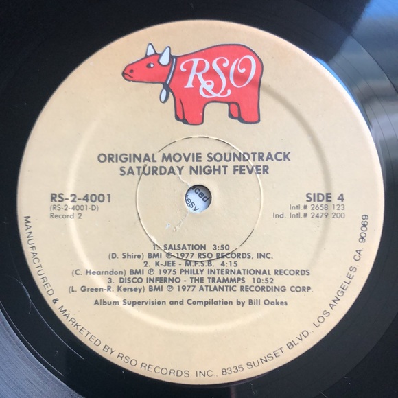 Bee Gees Saturday Night Fever Soundtrack Double Vinyl Lp Set - Picture 14 of 15